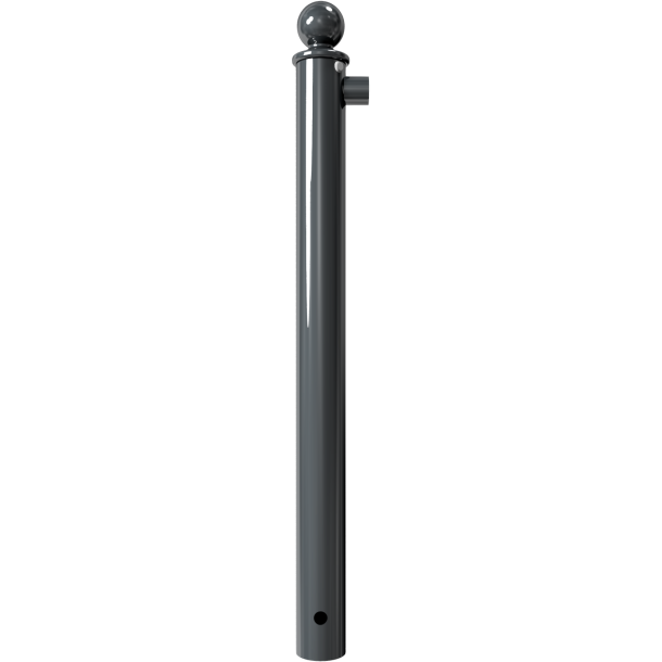 Sikkerhedsgel�nder / | afgr�nsningsgel�ndere | Fast stolpe til afgr�nsningsgel�ndere til indst�bning i beton | Hj�rnestolpe til afgr�nsningsgel�ndere | varmgalvaniseret og lakeret (RAL 7016)